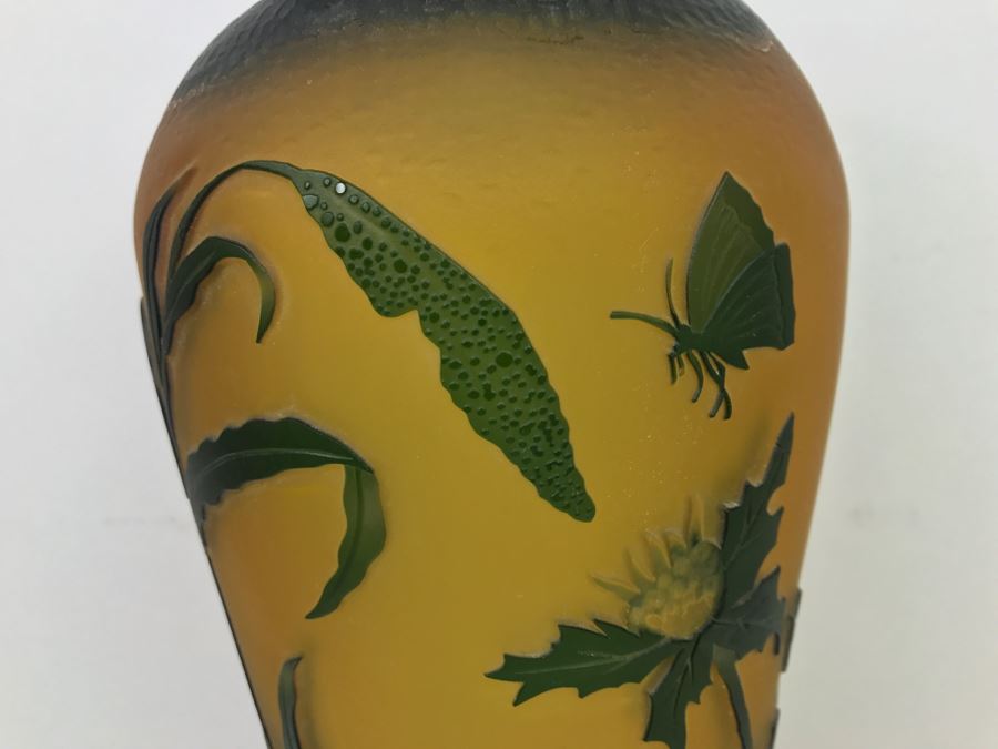 Emile Gallé Art Glass Vase - Expert To Review Authenticity [Photo 10]