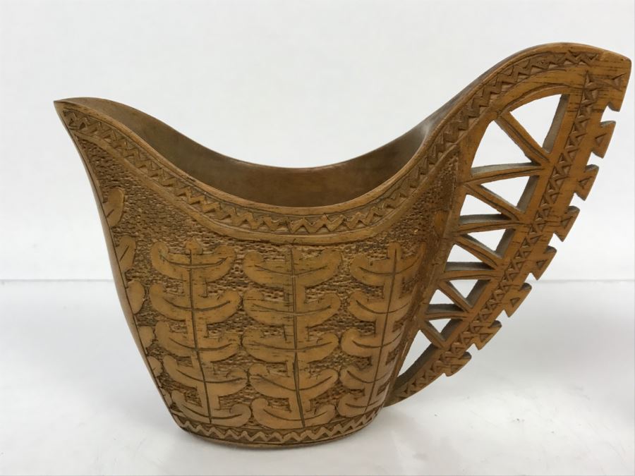 Carved Wooden Cup From Yugoslavia [Photo 2]