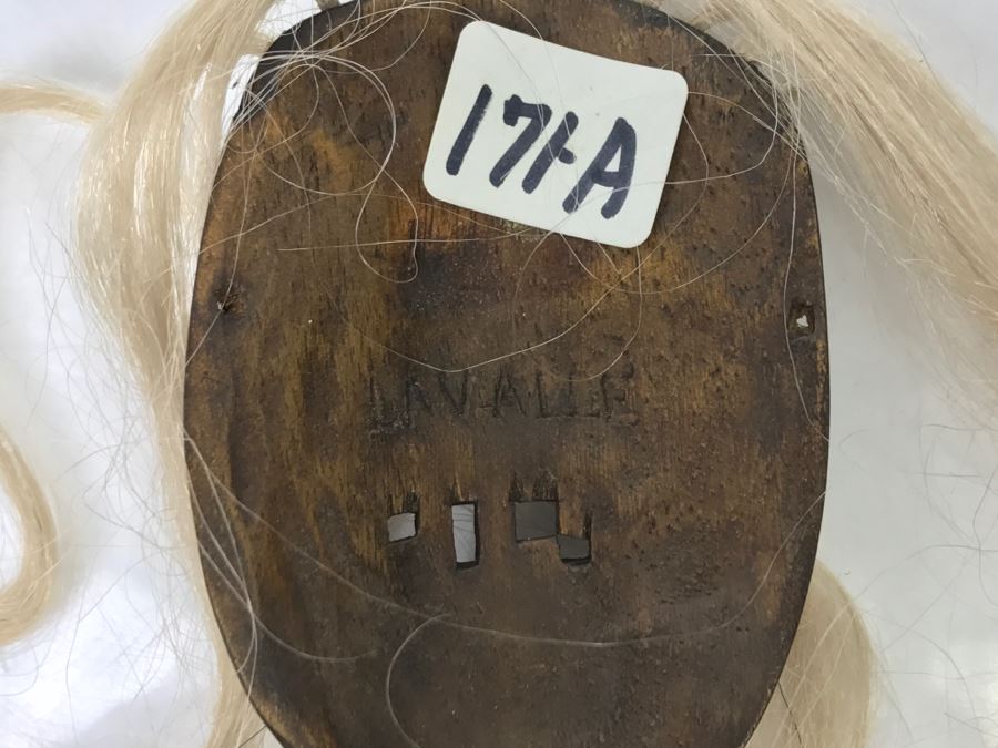 Rich LaValle Non-Indian Wood Carving Mask Made From Wood, Abalone And Paint Northwest Coastal Alaska Tlingit Highly Recognized [Photo 2]