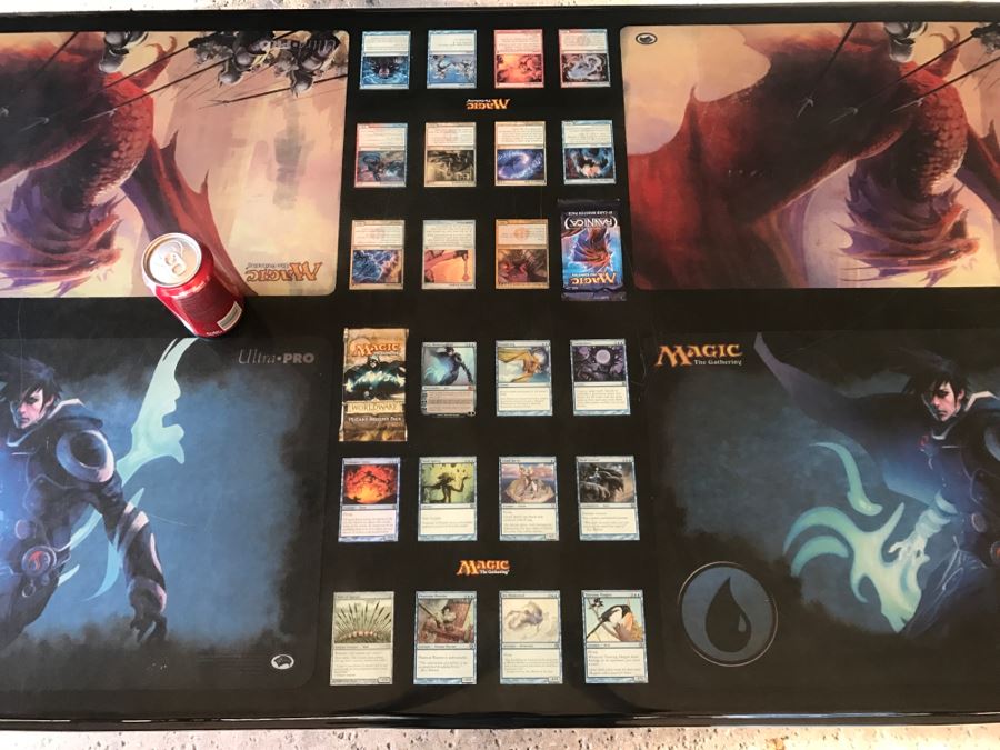 RARE Magic The Gathering Artifact Table Top Hand Made Limited Edition By Magazine Exchange Signed With Certificate On Underneath Of Table Table # 0011 Estimate $3,000 [Photo 4]