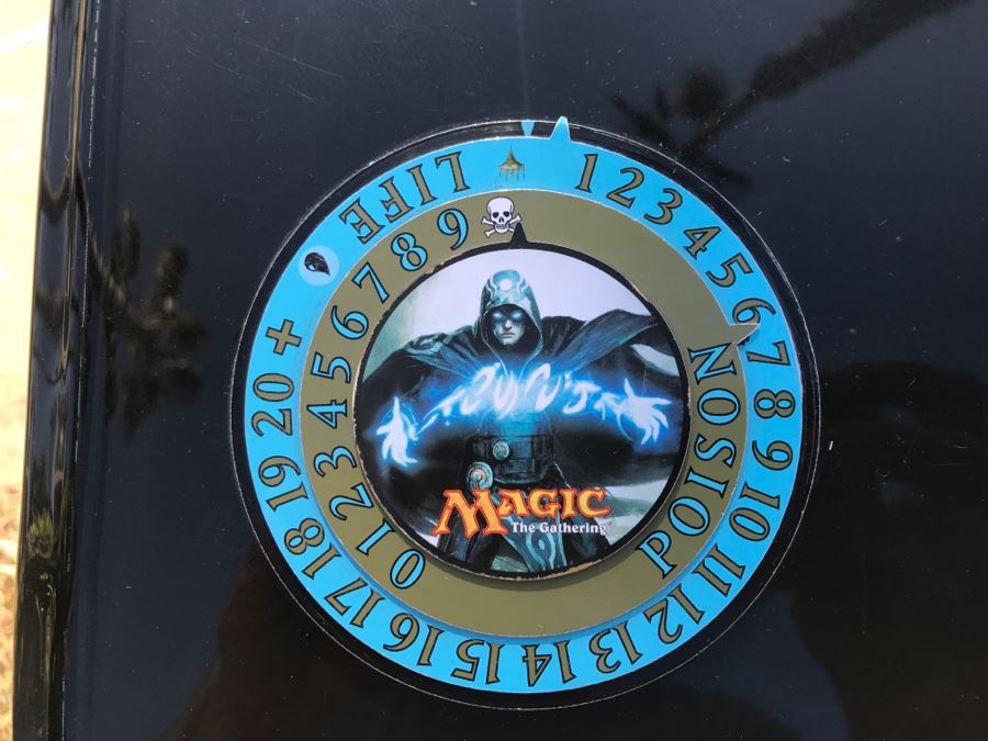 RARE Magic The Gathering Artifact Table Top Hand Made Limited Edition By Magazine Exchange Signed With Certificate On Underneath Of Table Table # 0011 Estimate $3,000 [Photo 35]