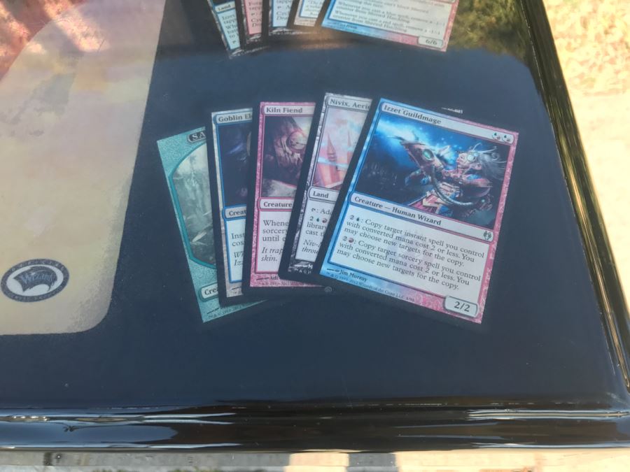 RARE Magic The Gathering Artifact Table Top Hand Made Limited Edition By Magazine Exchange Signed With Certificate On Underneath Of Table Table # 0011 Estimate $3,000 [Photo 32]