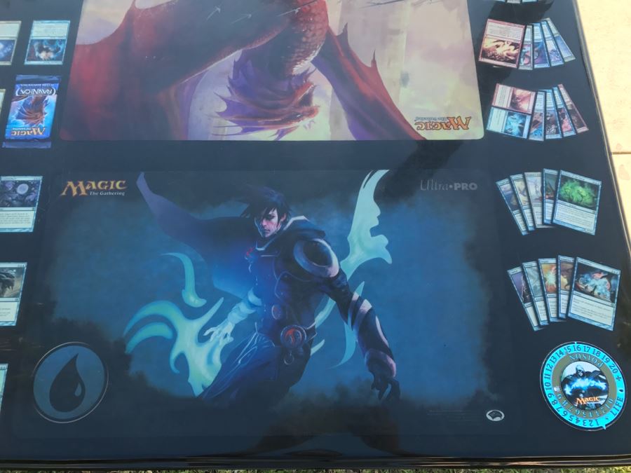 RARE Magic The Gathering Artifact Table Top Hand Made Limited Edition By Magazine Exchange Signed With Certificate On Underneath Of Table Table # 0011 Estimate $3,000 [Photo 38]