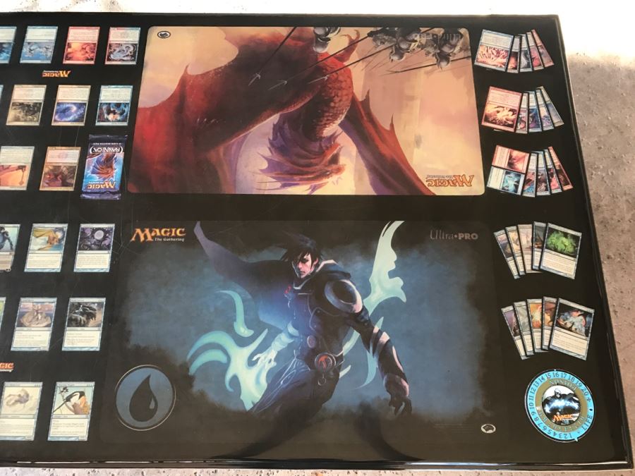 RARE Magic The Gathering Artifact Table Top Hand Made Limited Edition By Magazine Exchange Signed With Certificate On Underneath Of Table Table # 0011 Estimate $3,000 [Photo 5]
