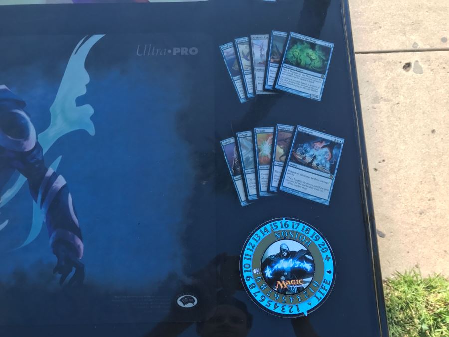 RARE Magic The Gathering Artifact Table Top Hand Made Limited Edition By Magazine Exchange Signed With Certificate On Underneath Of Table Table # 0011 Estimate $3,000 [Photo 39]