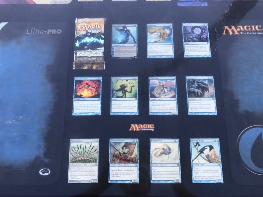RARE Magic The Gathering Artifact Table Top Hand Made Limited Edition By Magazine Exchange Signed With Certificate On Underneath Of Table Table # 0011 Estimate $3,000 [Photo 37]