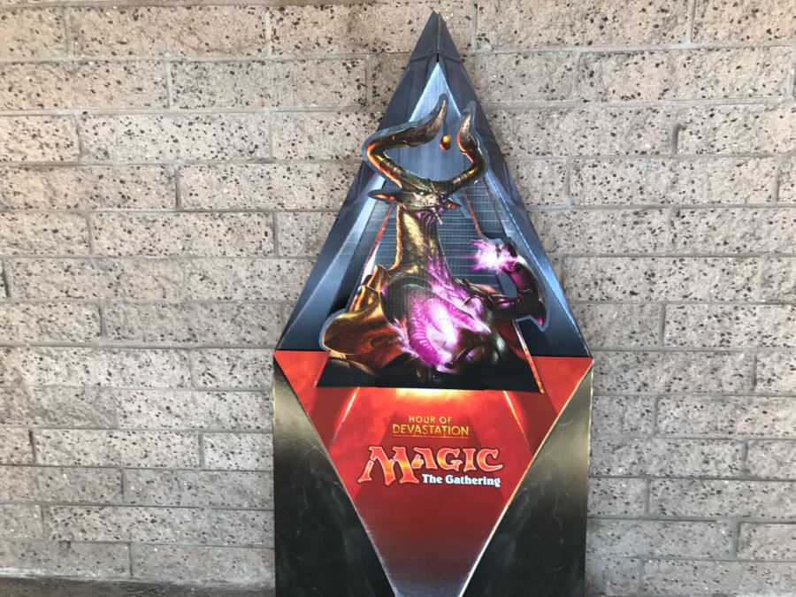 Magice The Gathering 3-D Cardboard Store Display Hour Of Devastation [Photo 2]