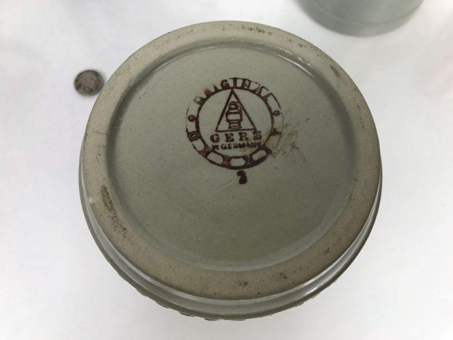 Set Of (4) 0.5L Stoneware German Beer Steins Mugs GERZ [Photo 13]