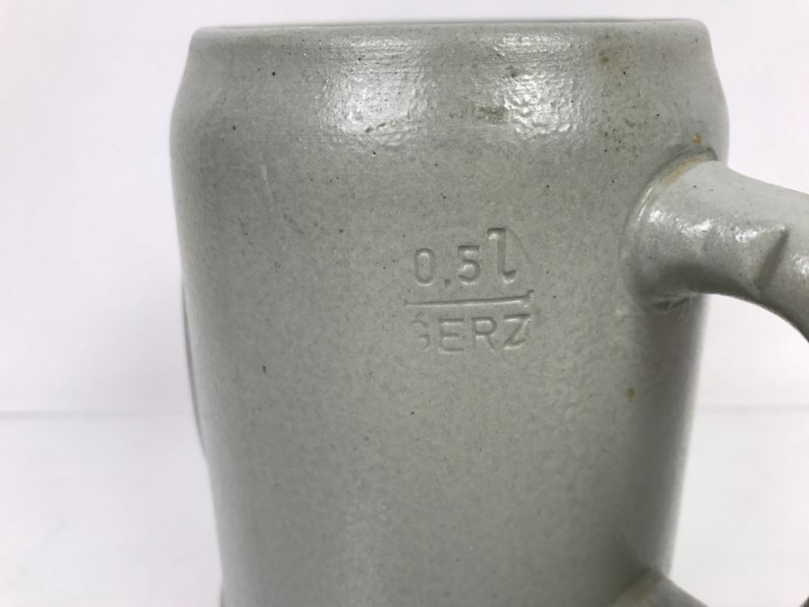 Set Of (4) 0.5L Stoneware German Beer Steins Mugs GERZ [Photo 15]