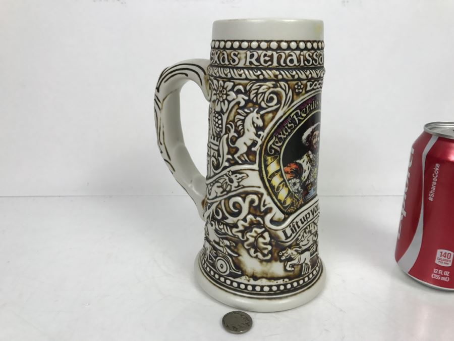 Texas Renaissance Festival Beer Stein By Ceramarte [Photo 8]
