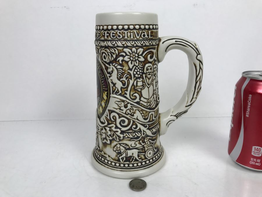 Texas Renaissance Festival Beer Stein By Ceramarte [Photo 5]