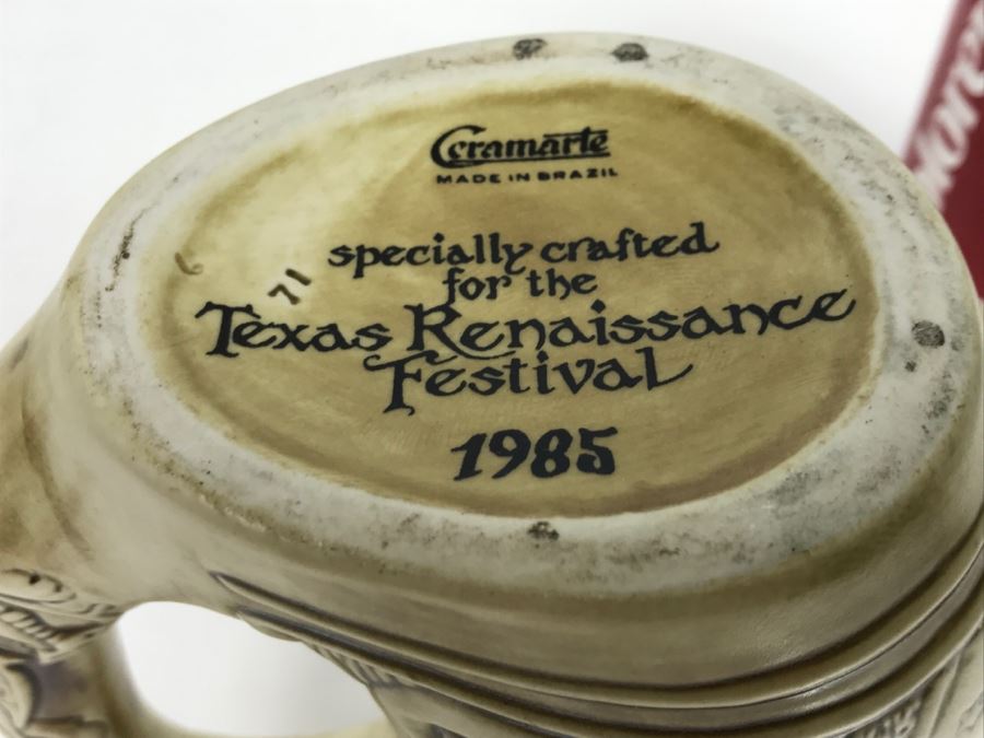 Texas Renaissance Festival Beer Stein By Ceramarte [Photo 7]