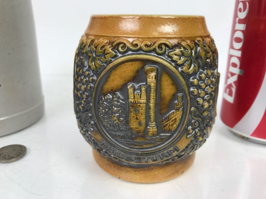 Set Of (3) German Beer Steins Mugs [Photo 7]