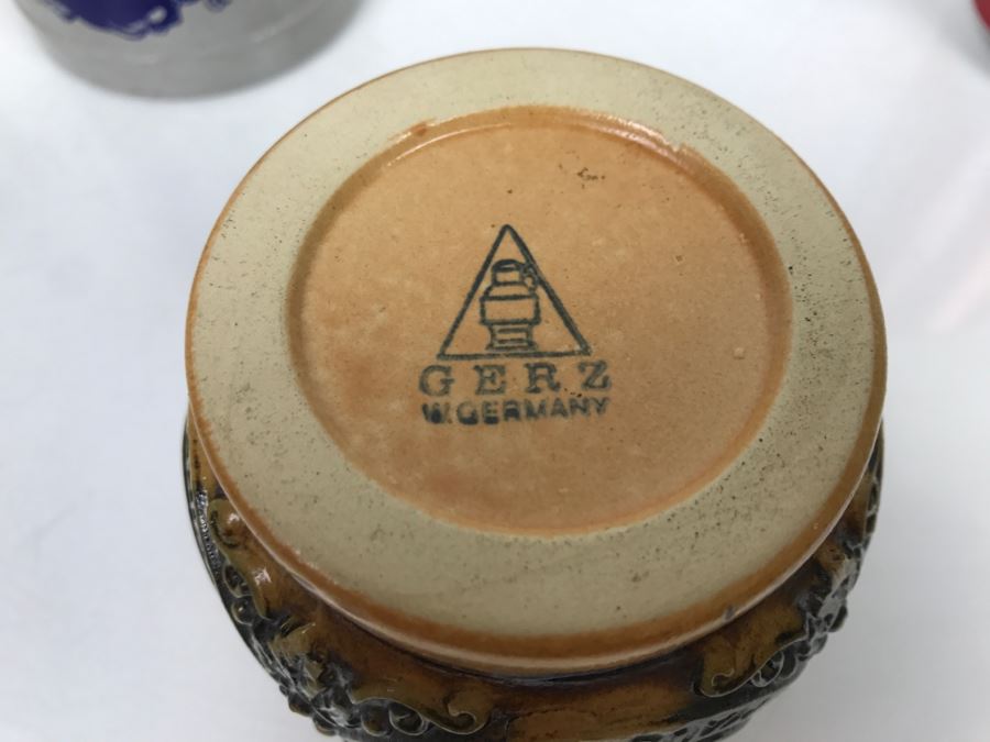 Set Of (3) German Beer Steins Mugs [Photo 8]