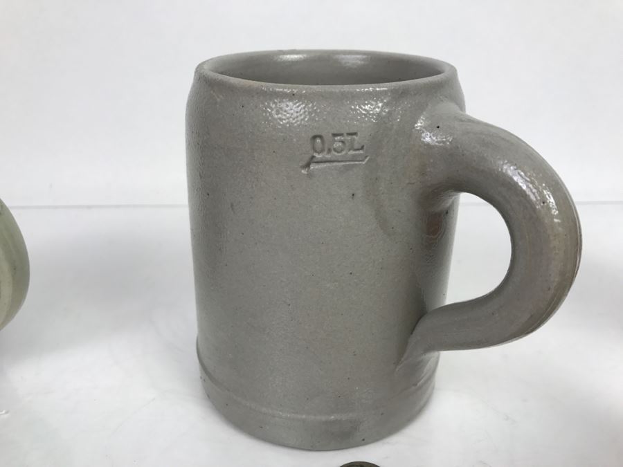 Set Of (3) German Beer Steins Mugs [Photo 9]