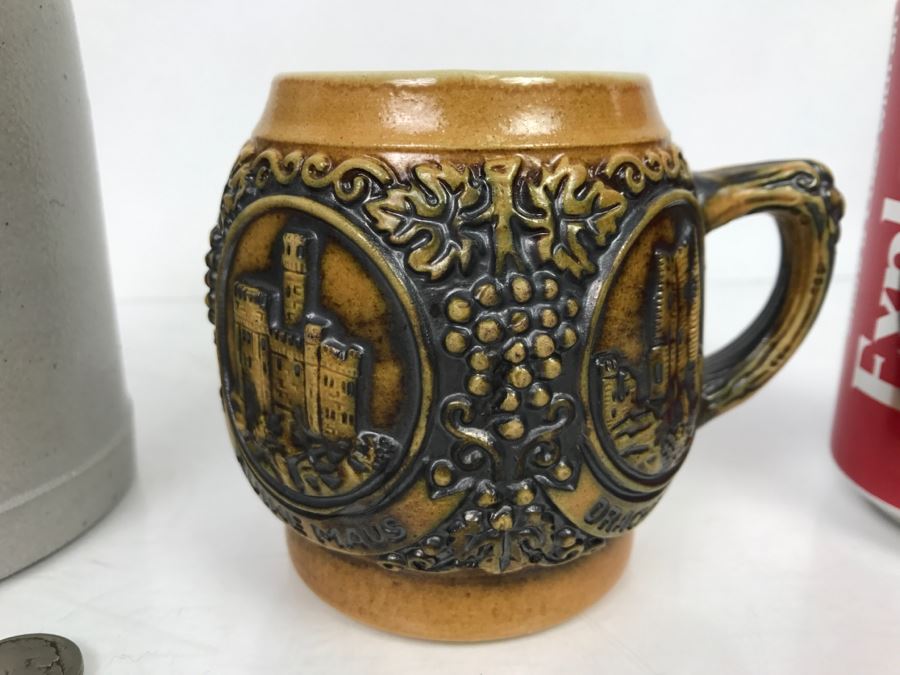 Set Of (3) German Beer Steins Mugs [Photo 4]