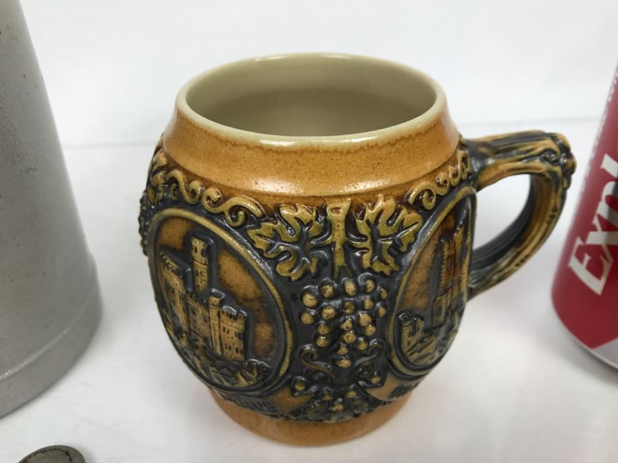Set Of (3) German Beer Steins Mugs [Photo 5]