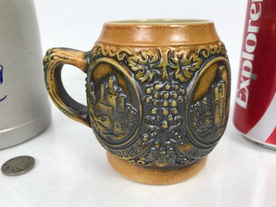 Set Of (3) German Beer Steins Mugs [Photo 6]