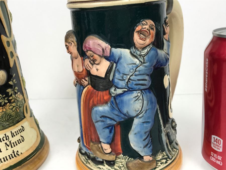Set Of (3) German Beer Steins [Photo 12]