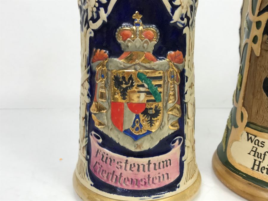 Set Of (3) German Beer Steins [Photo 20]