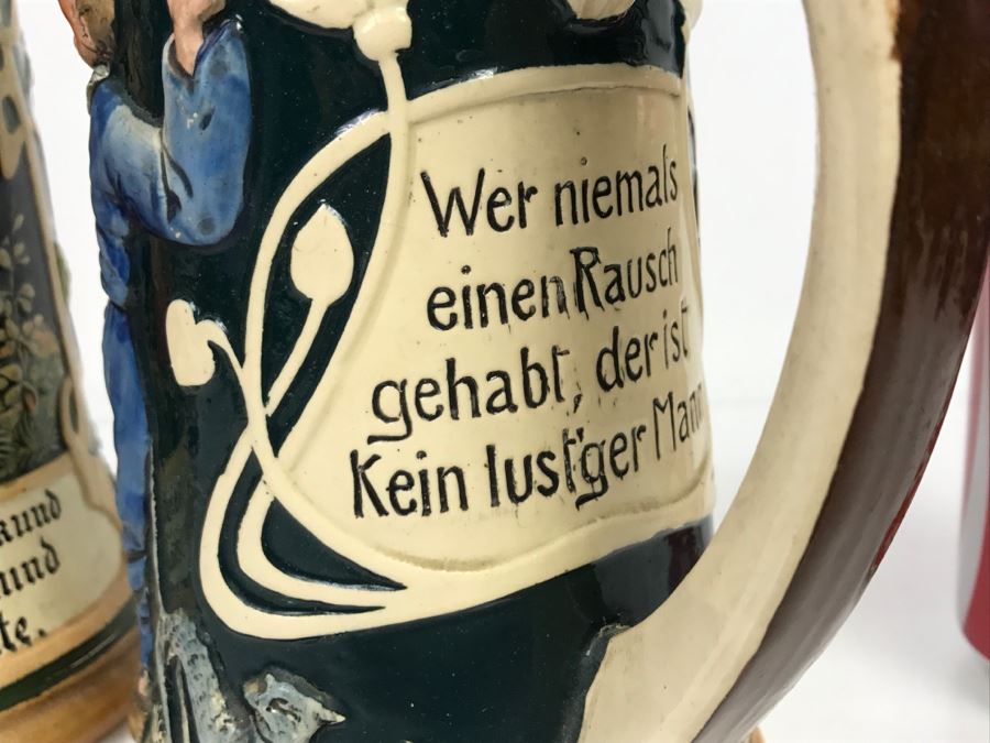 Set Of (3) German Beer Steins [Photo 16]