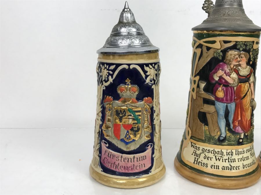 Set Of (3) German Beer Steins [Photo 19]