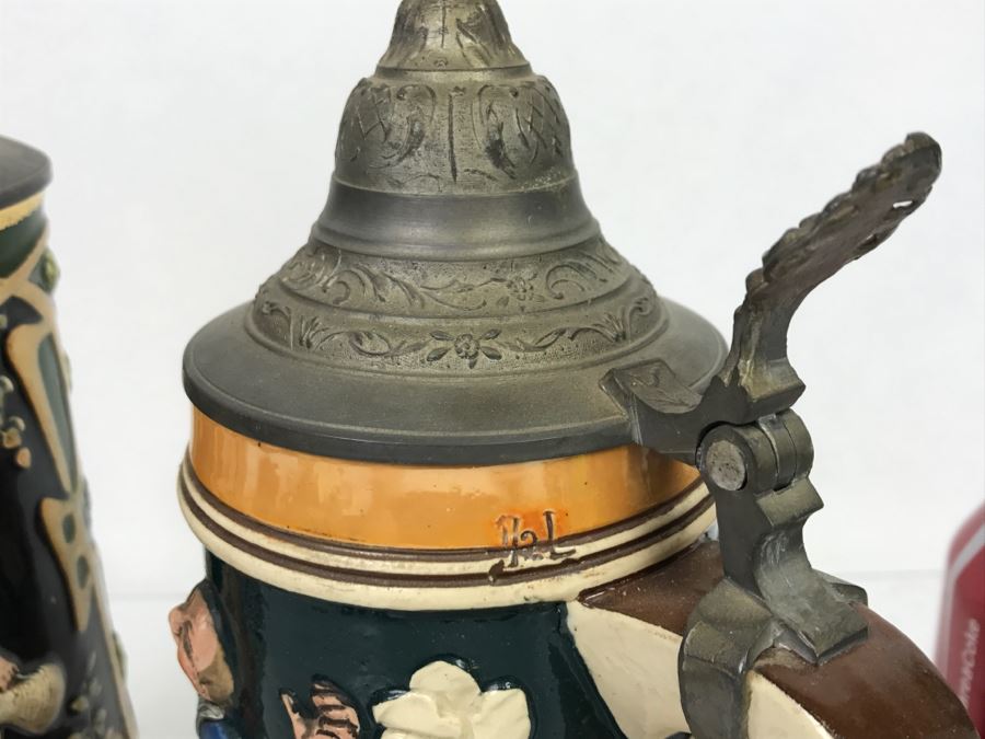 Set Of (3) German Beer Steins [Photo 17]