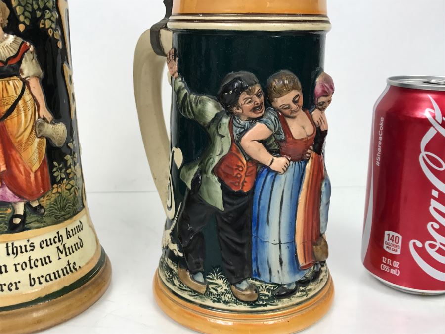 Set Of (3) German Beer Steins [Photo 14]