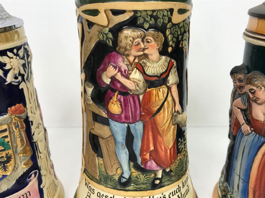 Set Of (3) German Beer Steins [Photo 4]