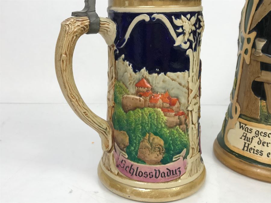 Set Of (3) German Beer Steins [Photo 24]