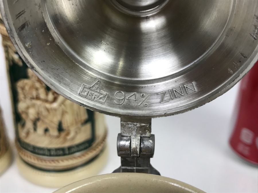 Set Of (4) German Beer Steins [Photo 9]