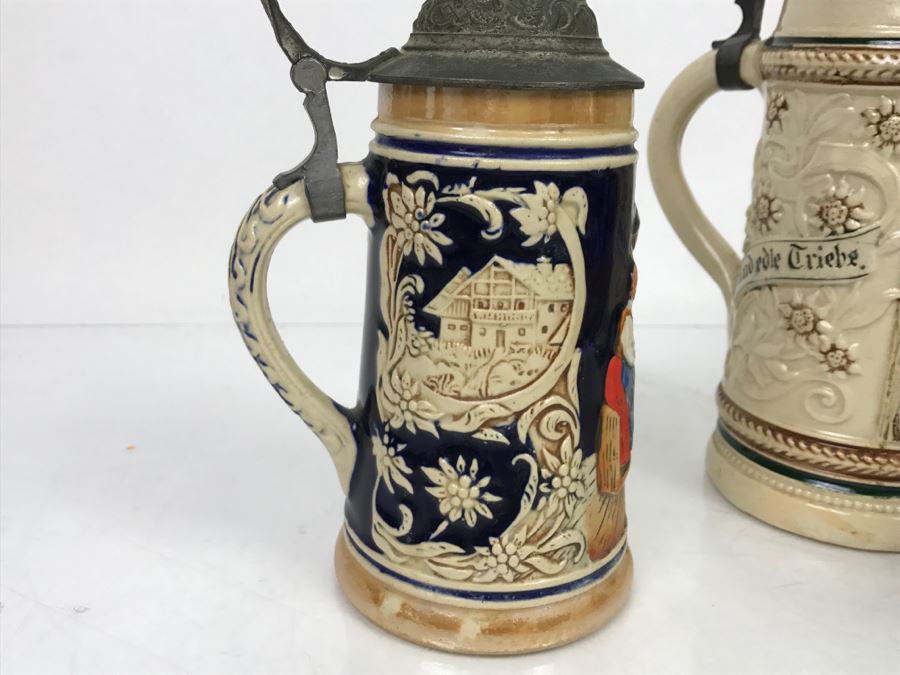 Set Of (4) German Beer Steins [Photo 17]