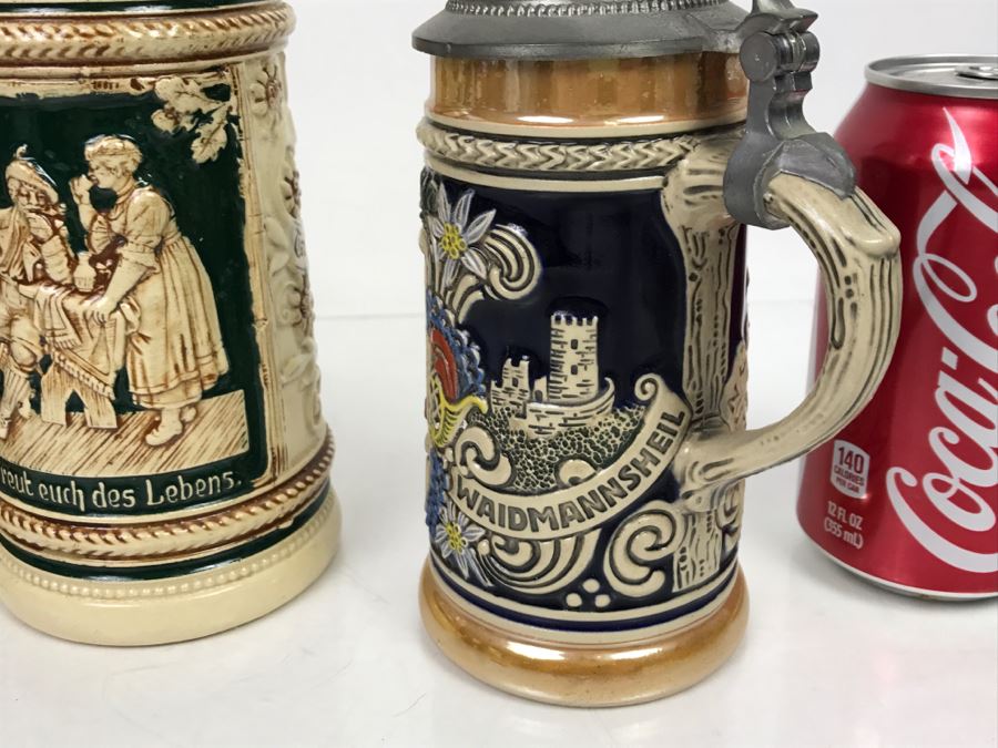 Set Of (4) German Beer Steins [Photo 8]