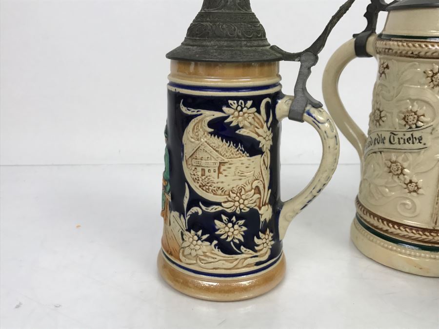 Set Of (4) German Beer Steins [Photo 16]