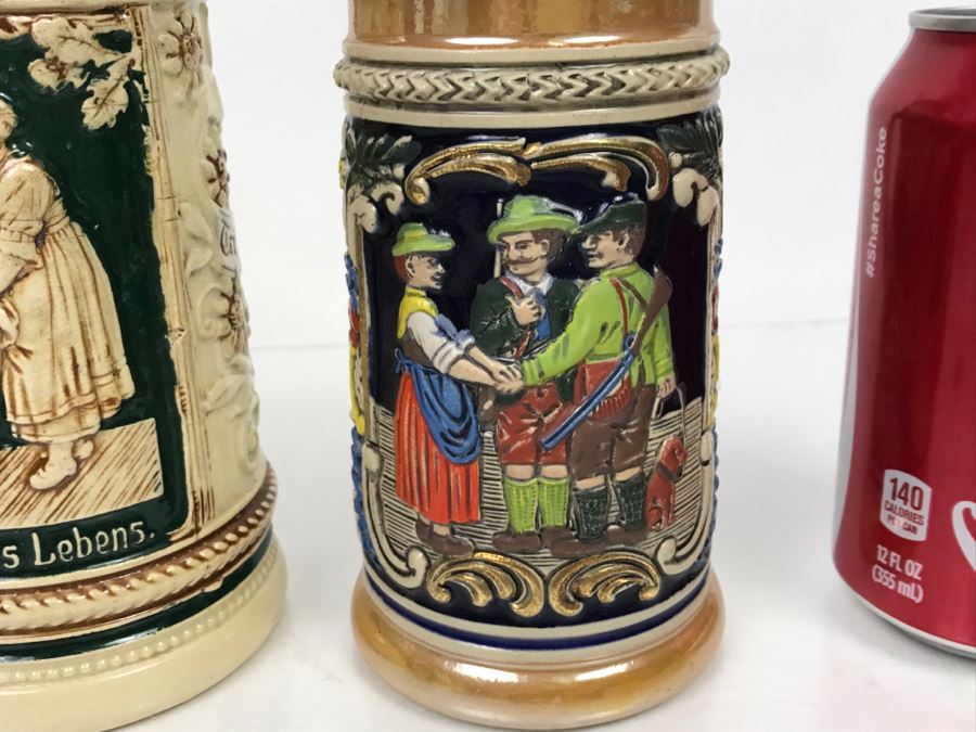 Set Of (4) German Beer Steins [Photo 5]