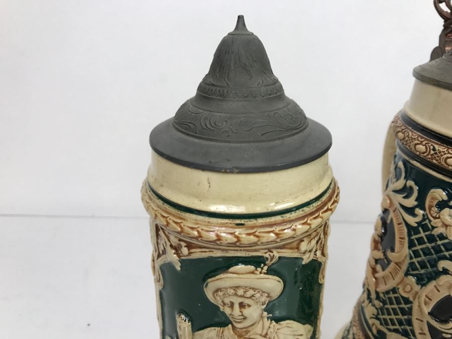 Set Of (4) German Beer Steins [Photo 11]