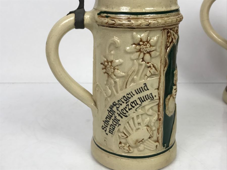 Set Of (4) German Beer Steins [Photo 28]