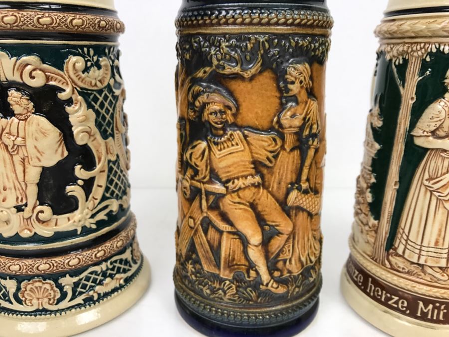 Set Of (4) German Beer Steins [Photo 7]