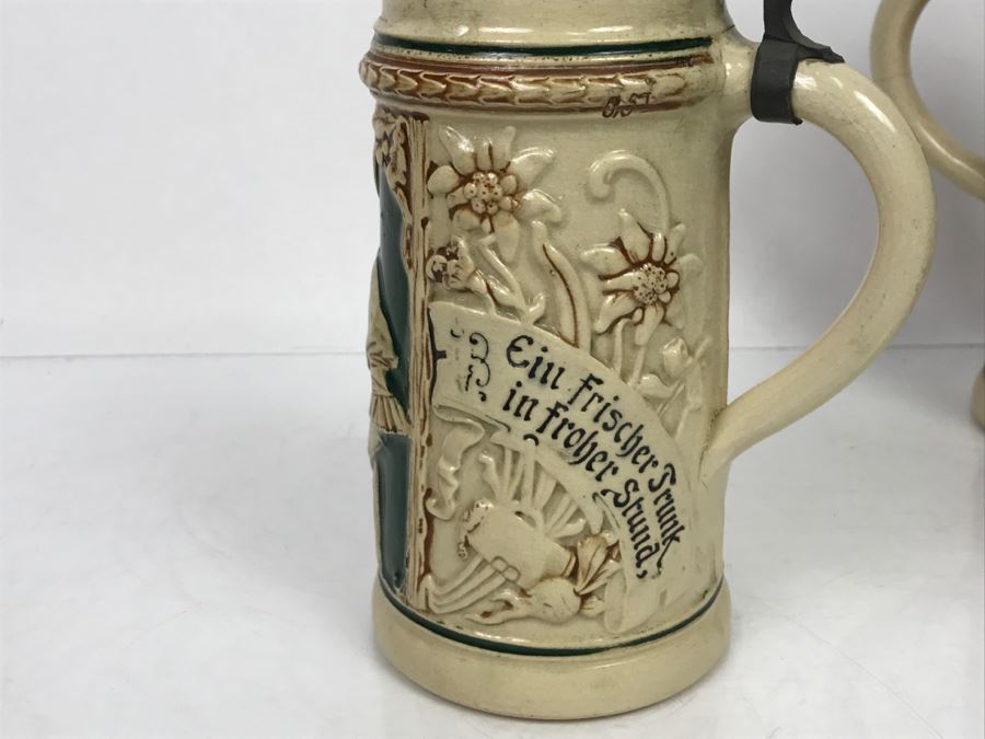 Set Of (4) German Beer Steins [Photo 27]