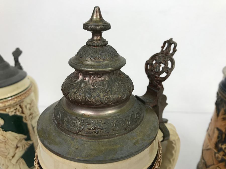 Set Of (4) German Beer Steins [Photo 17]