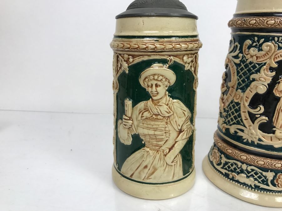 Set Of (4) German Beer Steins [Photo 10]