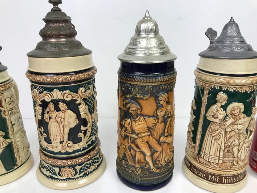Set Of (4) German Beer Steins [Photo 6]