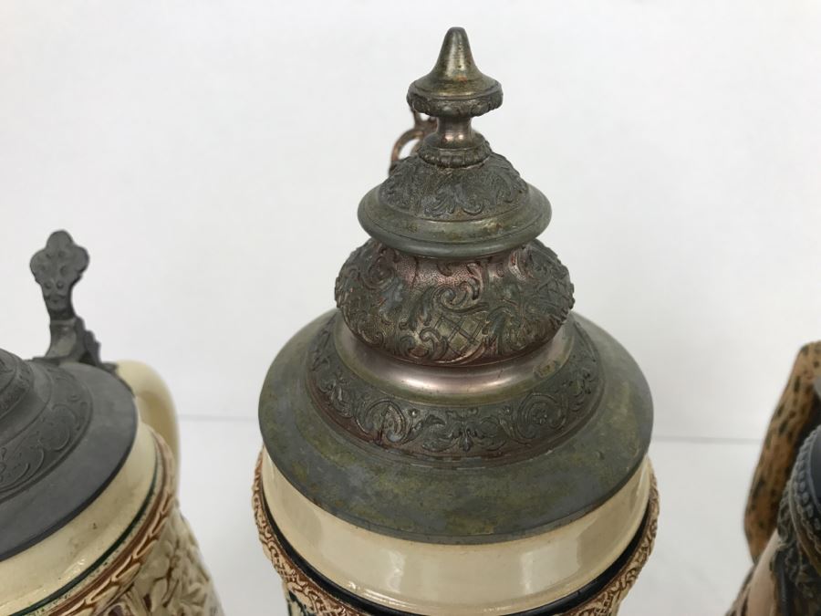 Set Of (4) German Beer Steins [Photo 5]