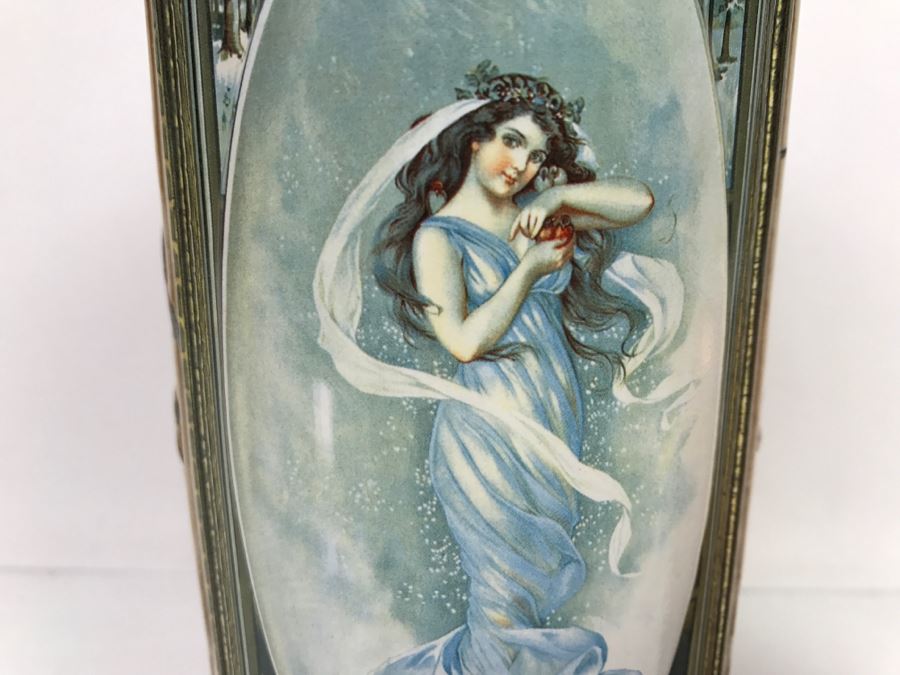 Vintage 2001 Anheuser-Busch Malt-Nutrine 1906 Calendar Series Winter Beer Stein Mug CS520 Limited Edition Ceramarte [Photo 4]