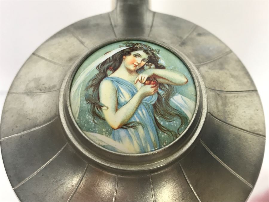 Vintage 2001 Anheuser-Busch Malt-Nutrine 1906 Calendar Series Winter Beer Stein Mug CS520 Limited Edition Ceramarte [Photo 7]