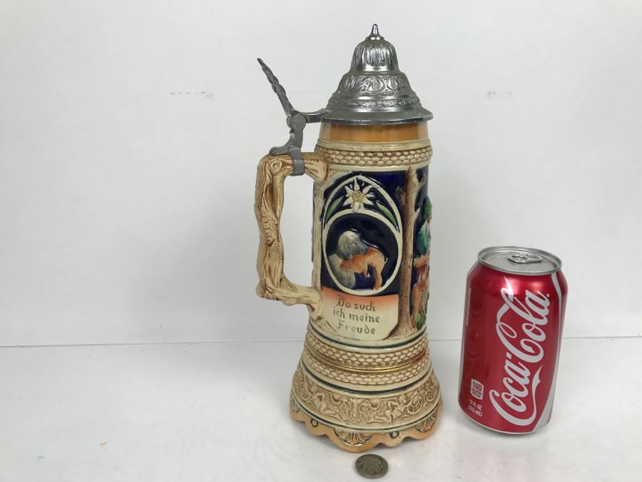 Musical German Beer Stein Mug Plays Auf Wiedersehn [Photo 4]