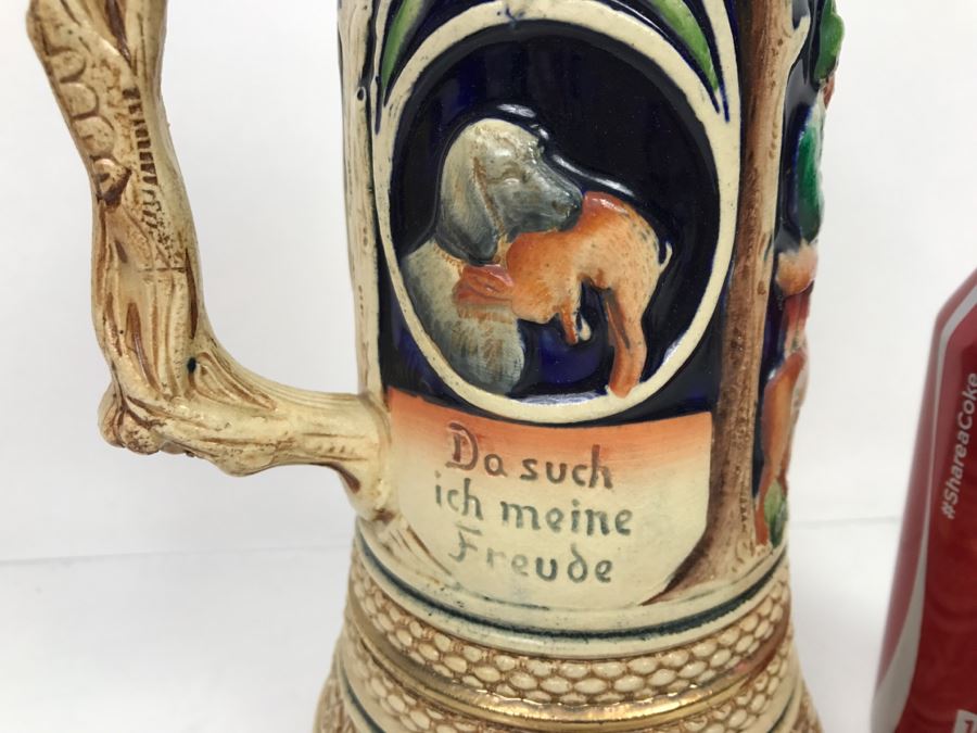 Musical German Beer Stein Mug Plays Auf Wiedersehn [Photo 5]