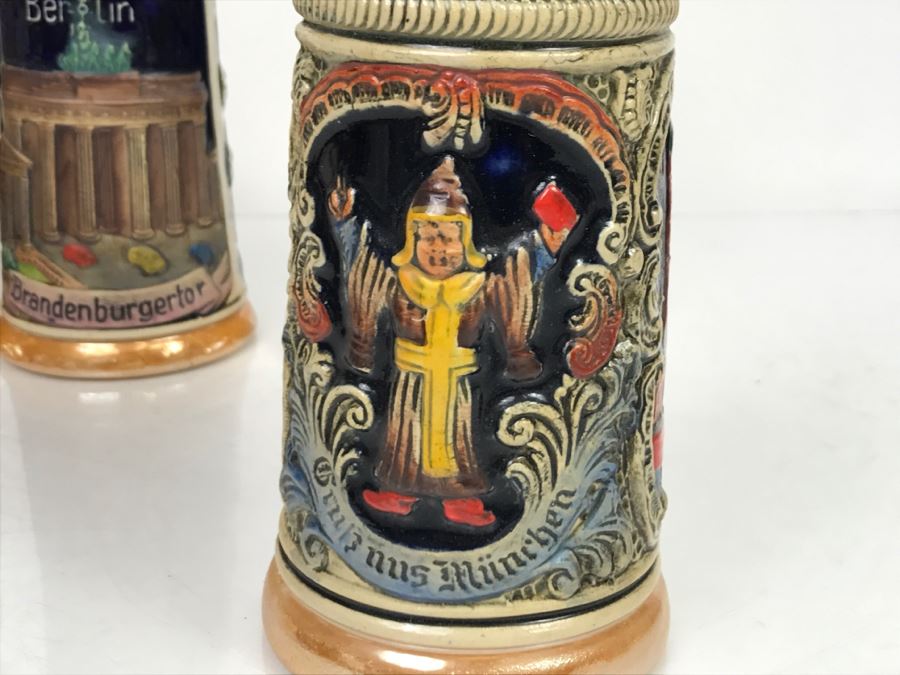 Set Of (5) German Beer Steins [Photo 12]