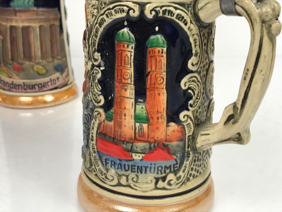 Set Of (5) German Beer Steins [Photo 13]
