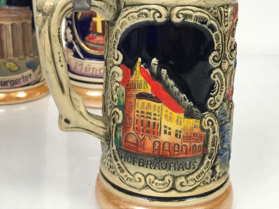 Set Of (5) German Beer Steins [Photo 14]